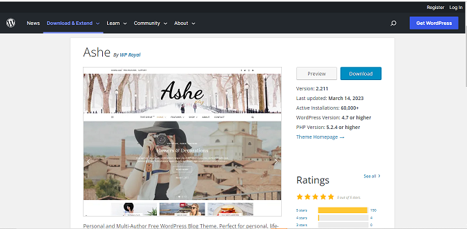 Ashe Theme