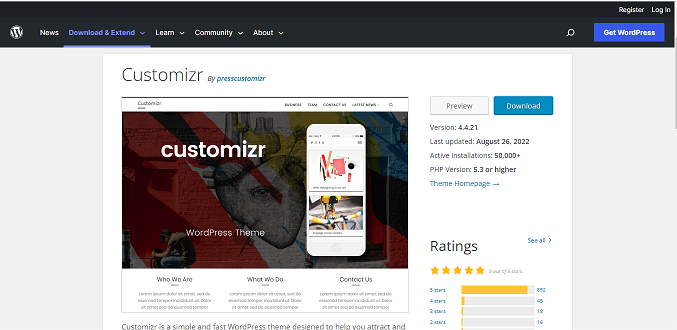 Customizr Theme