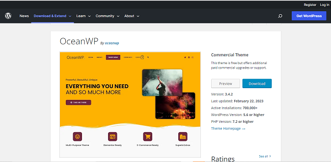 OceanWP Theme