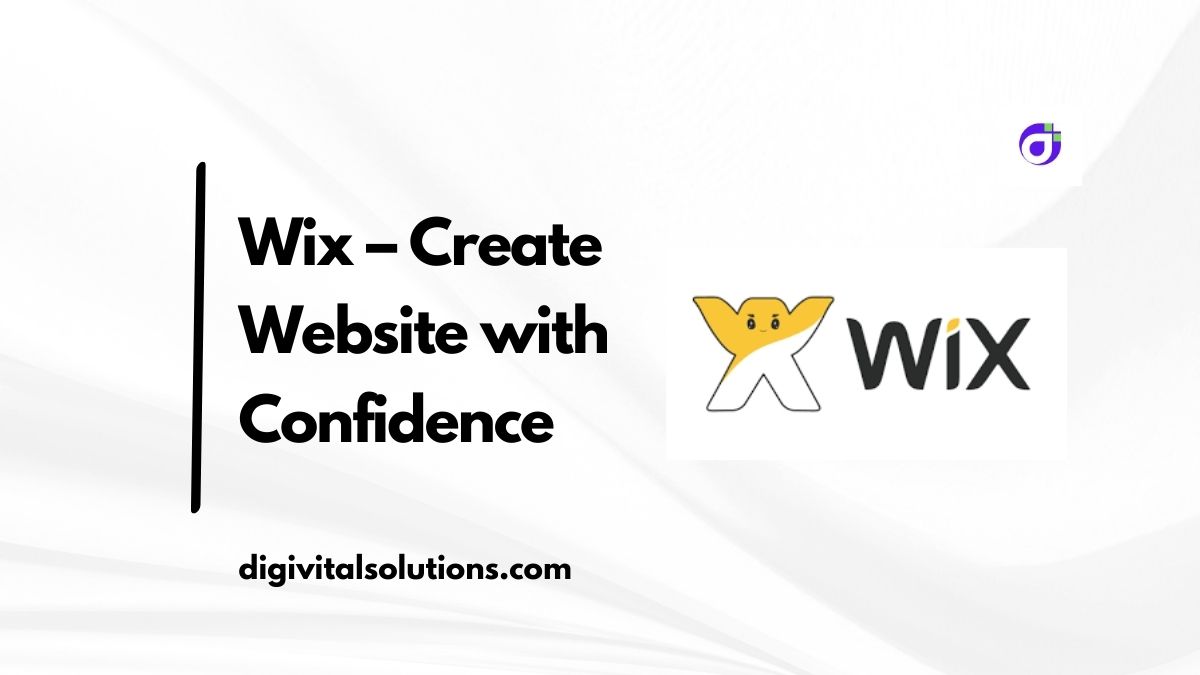 Wix – Create Website with Confidence