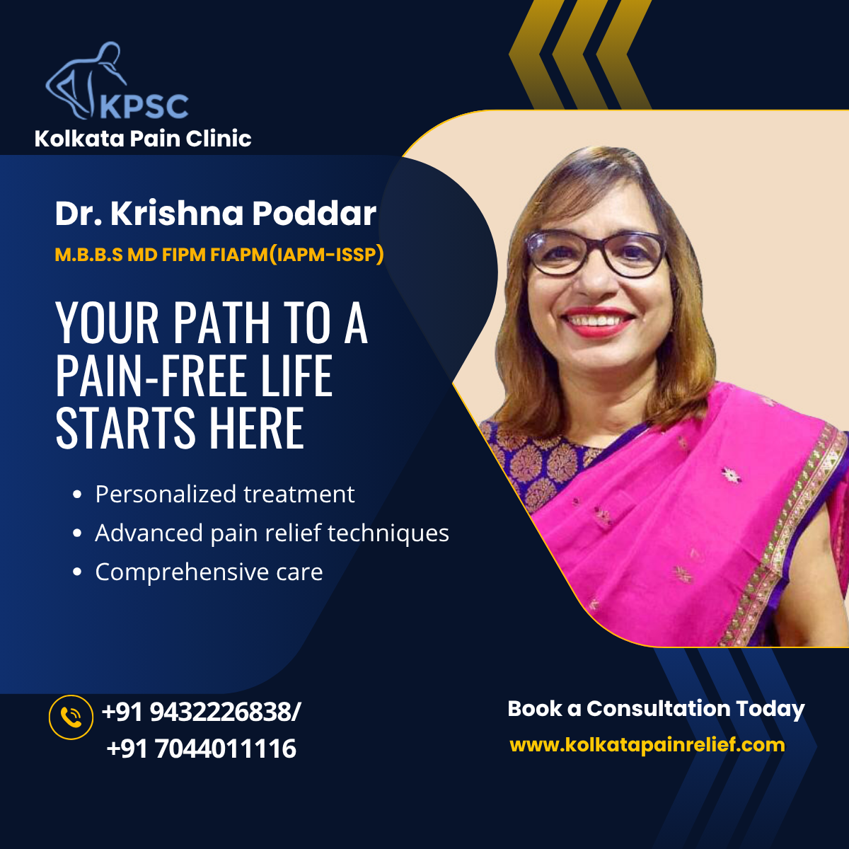 leading pain consultant doctors in Kolkata