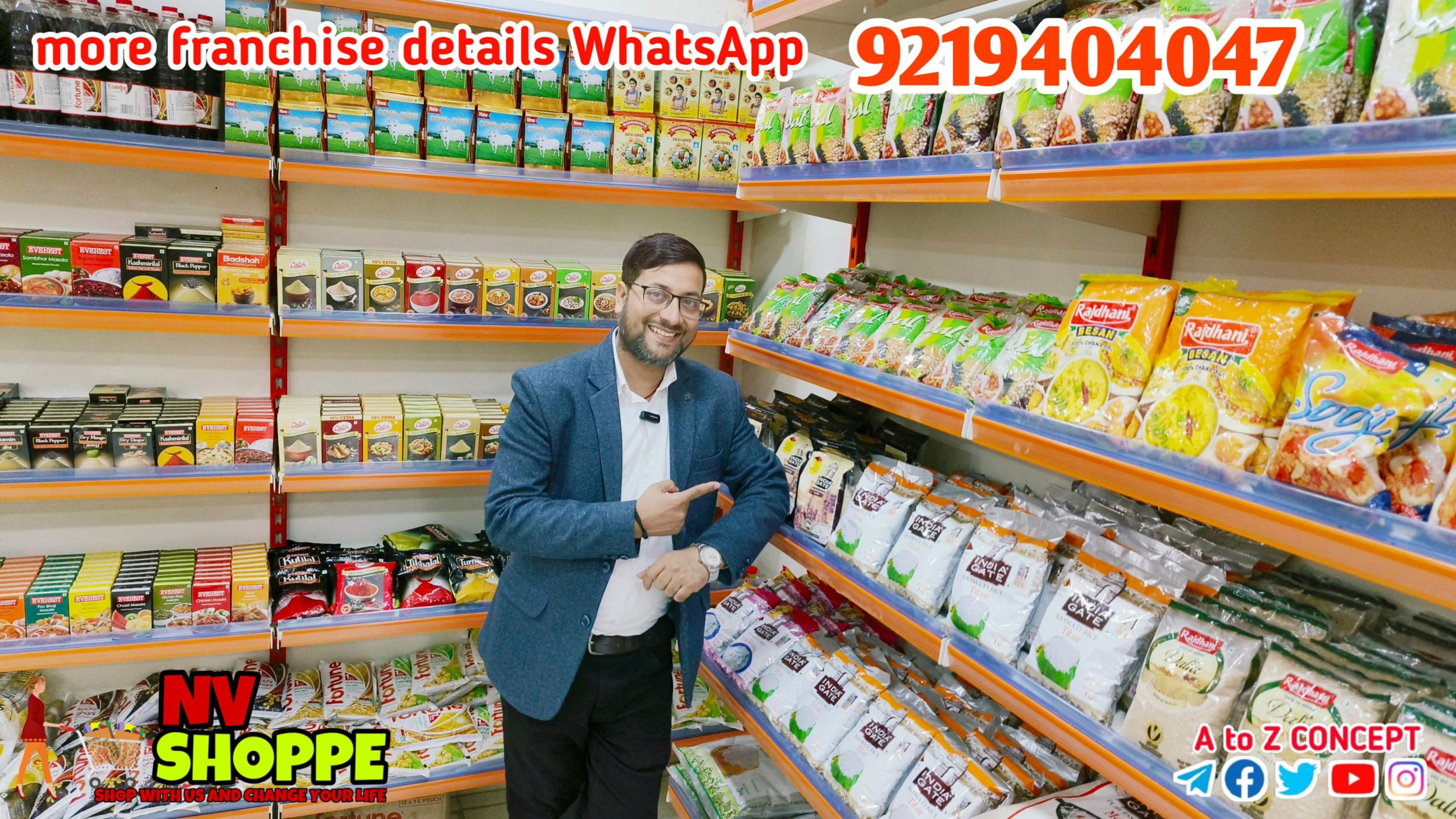 Grocery Store Franchise Cost in India